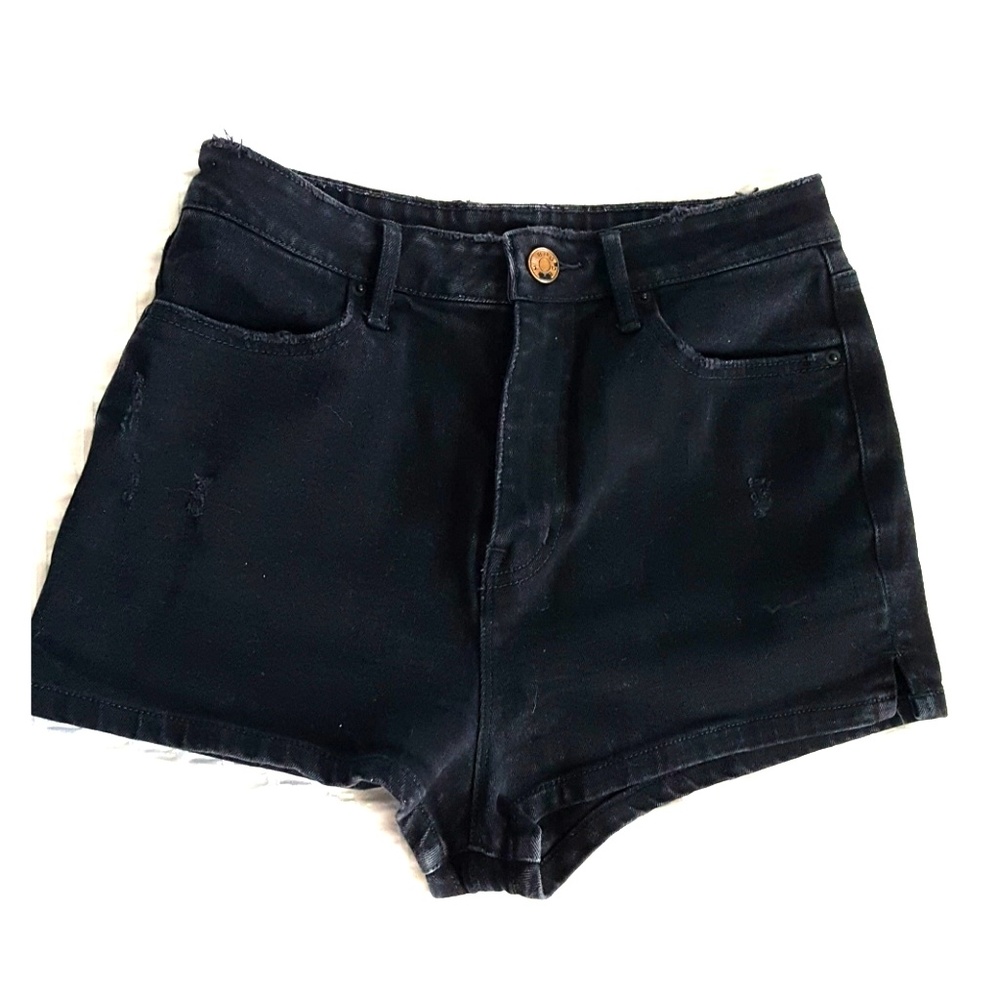BDG Super High Rise Black Shorts